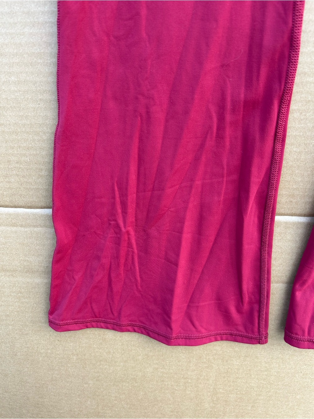 JoyLab High Rise Leggings Flare Extra Long Length Burgundy Red Medium Women NWT - Picture 10 of 12